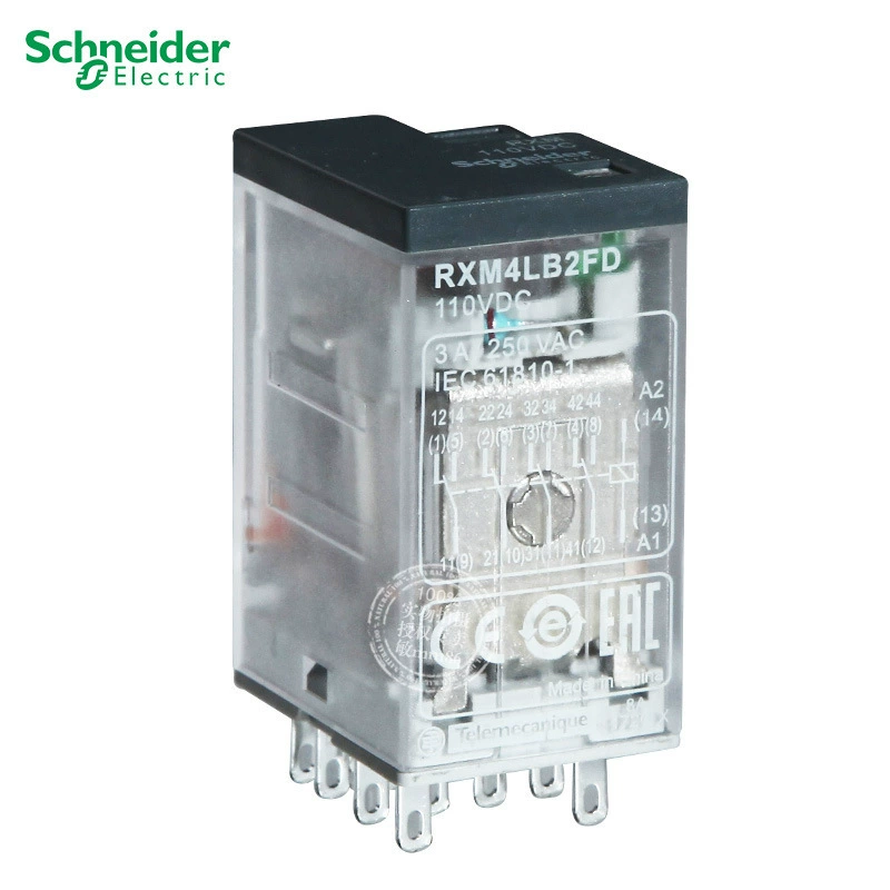 [Оригинал подлинный] реле Schneider Schneider малое RXM4LB2FD DC110V