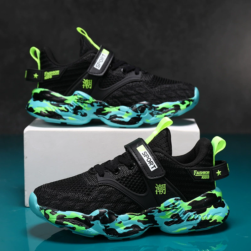 Sports shoes for boys, summer children's breathable footwear, for teenagers, soft sole