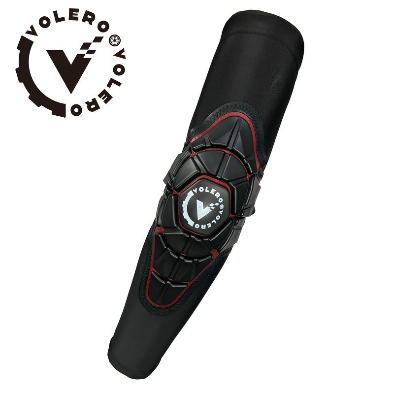 VOLERO motocicleta que monta la manga protectora del hielo de protección solar anti-colisión codo guardia brazo Transpirable Alta elástica de silicona antideslizante