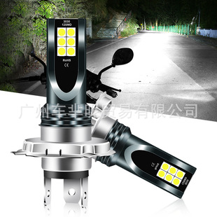 Motorcycle Led Front Headlight High Power H4 H6/Ba20D P15D 12 Lamp Headlight 12-80V Highlight