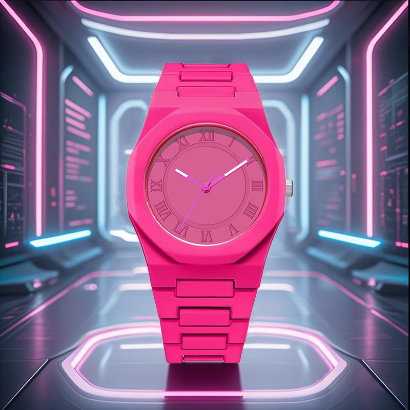 Southeast Asia and Middle East Popular Watches for Men, High-End Waterproof Women's Watches, Plastic Men's Quartz Watches, Factory Direct Sales