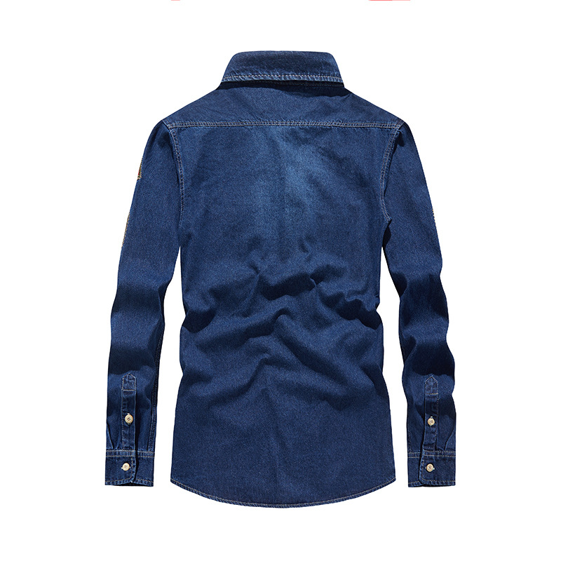 Camisas de trabajo chaqueta de hombre 2022 otoño nuevo suelto japonés vintage camisa casual de manga larga hombre