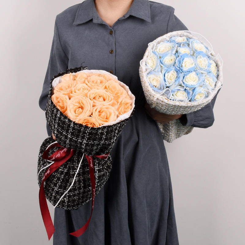 花束鲜花花艺礼品包装纸防水包花纸花店用品雾面纸材料新款 报价 阿里巴巴