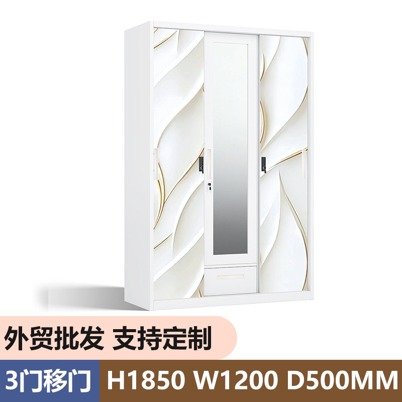 Amazon Hot Steel Printing Wardrobe Ward