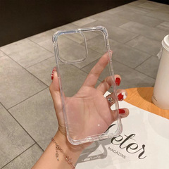 Apple iPhone 13 cases, 12 anti-slip, new 15 PRO large hole 1.5mm acrylic, 11 transparent shell, 14 wholesale
