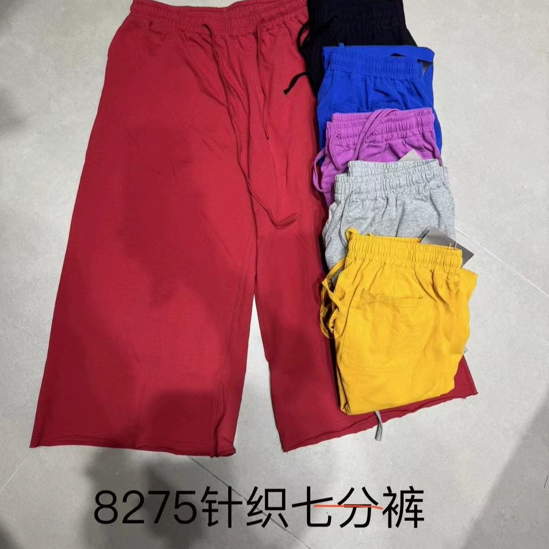 Retro summer casual trousers, loose straight fit