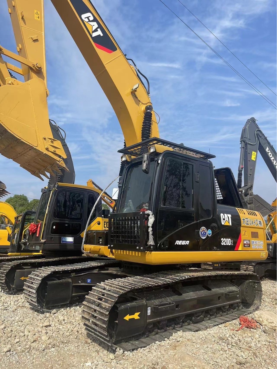 Declaración de comercio exterior Qingguan Kat323 Excavadora 320D 323D 325D 330D Máquina de compra