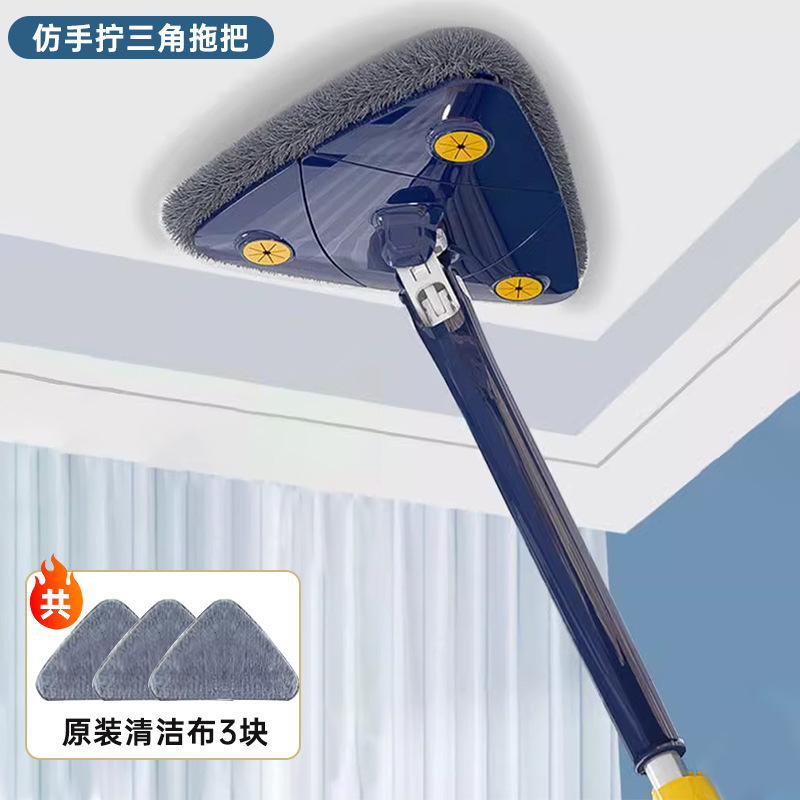 Triangular Mop Cleaning Tool for Ceiling Mold Removal, Wall and Roof Cleaning Expert Use