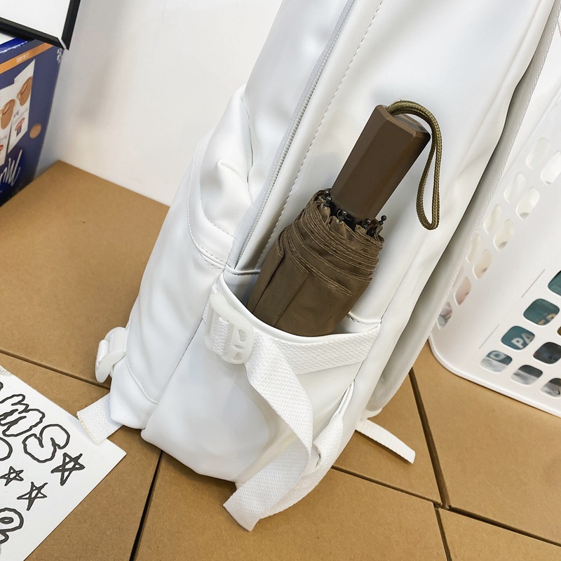 Mochila escolar para mujer 2022 nuevo estilo estudiante de secundaria PU mochila moda casual pareja de computadora de gran capacidad marea