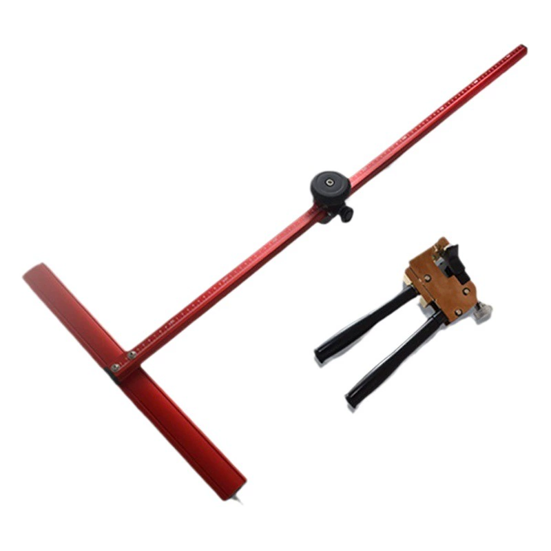 Т-образный толкающий нож для керамической плитки Высокоточный режущий артефакт ручной зажим устройство с открытой границей Многофункциональный режущий артефакт