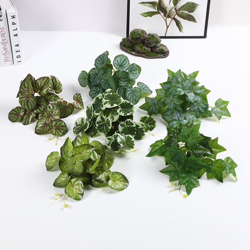Simulation green plant green leaf decorative rattan flower vine…