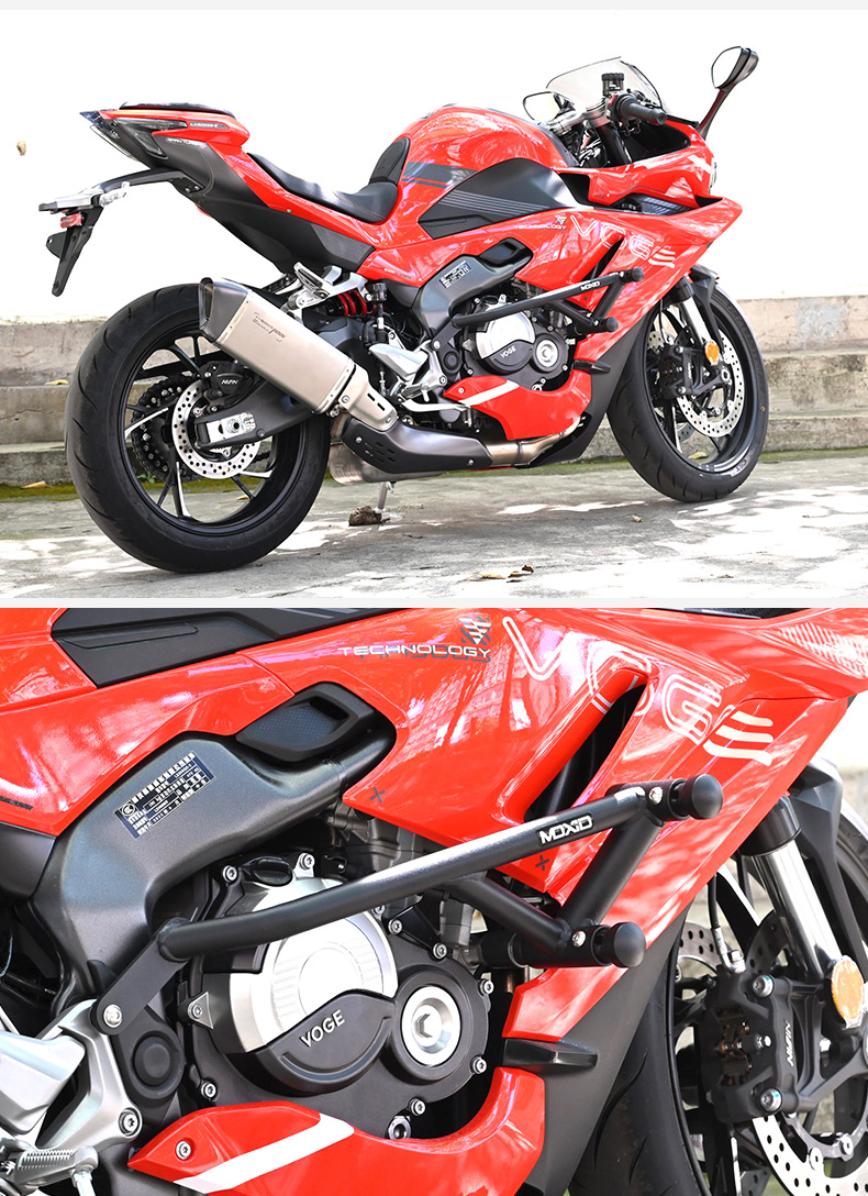 Suitable for Loncin Rr500S Bumper Anti-Collision and Anti-Fall Bumper Motorcycle Front Bumper Competition Bumper Modification
