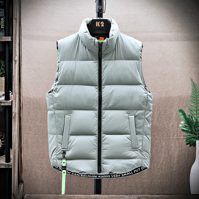 [Recomendación de Cui Wanzhi-Nuevo estándar nacional] chaleco de pluma para parejas caliente en invierno con cuello vertical y hombros de la moda de la blusa image 8