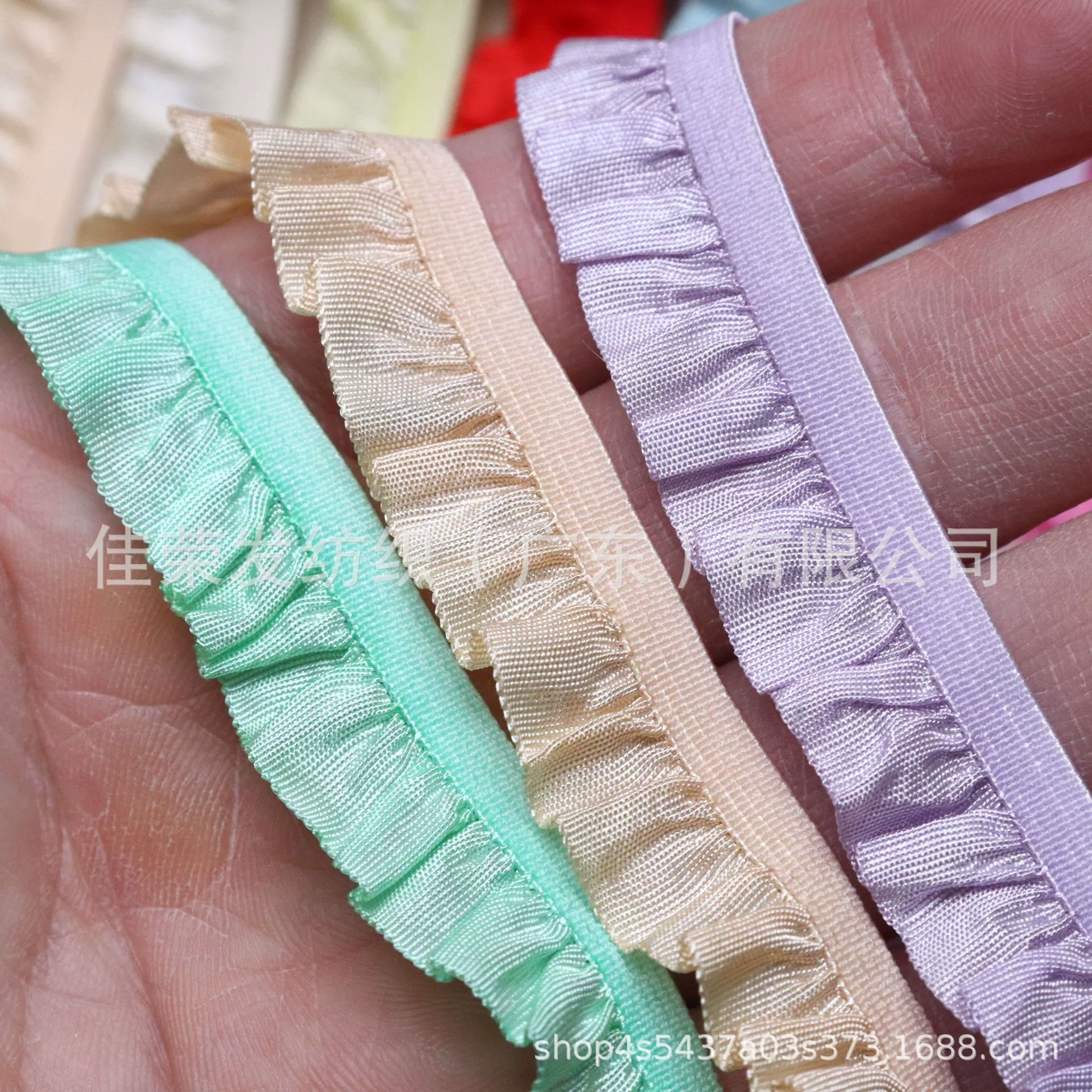 1,5" Односторонняя лотосовая листовая сетчатая эластичная лента - DIY края юбки для свадьбы и кружево ручной работы от