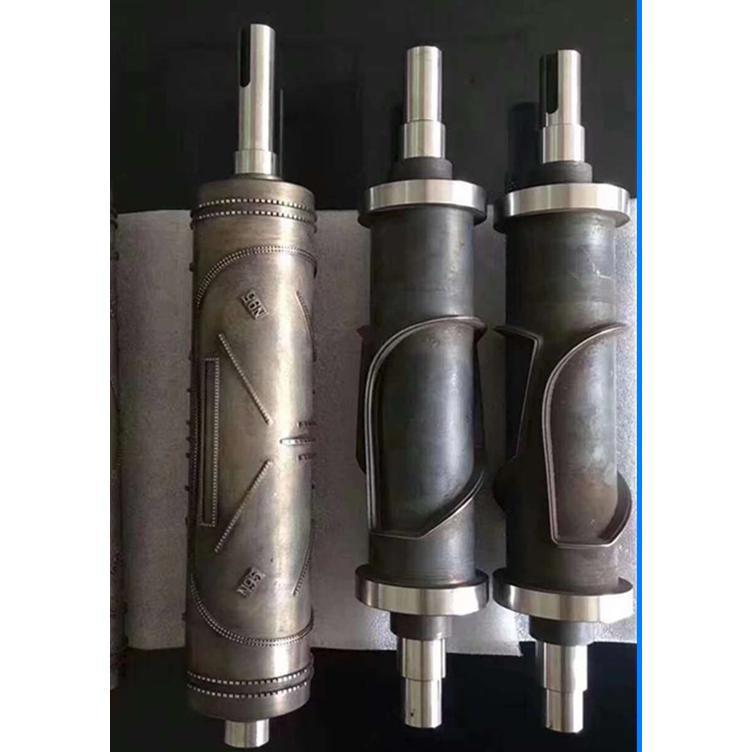 KN95口罩机滚筒滚轴熔接压花齿模 轮切刀辊配件CNC加工刀轴连接杆