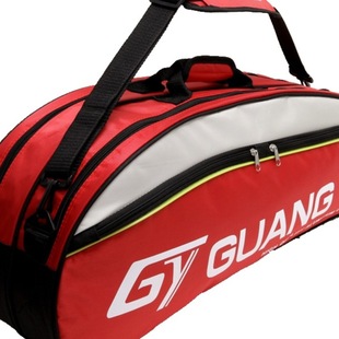 Badminton Bag, Tennis Bag, Shoulder Bag, Crossbody, 6-Pack, Satchel Sports Backpack, Independent Shoe Compartment