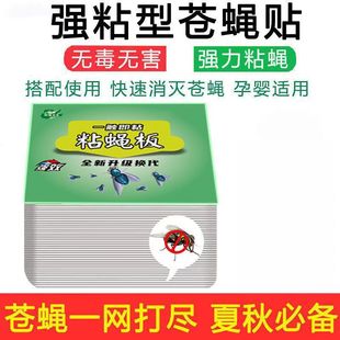 Fly Trap Sticky Fly Paper Strong Adhesive Insect Board Patch Fly Medicine Fly Swatter Mosquito Killer Fly Catcher Magic Tool