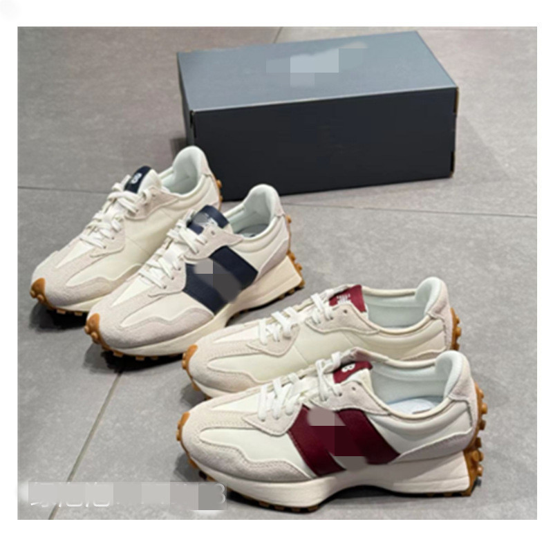 Putian Shoes Pure Original New Balance Nb327 Original Gray Running Sports Retro Casual Men and Women Couple Style Dad Shoes