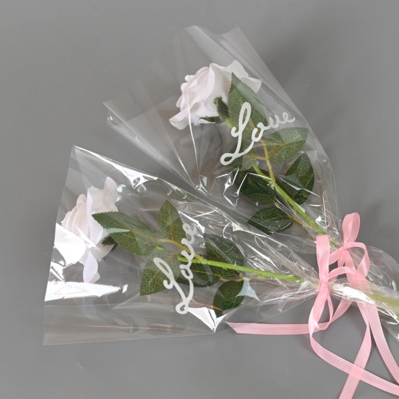 Bolsa de regalo de borde blanco
