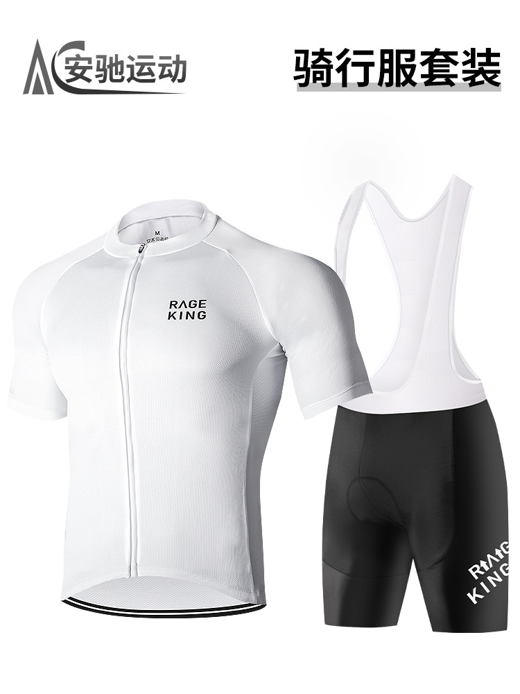 Ropa de bicicleta de carretera de verano, pantalones cortos secos rápidos, camisas anti-transpiración de mangas cortas para hombres y mujeres, cinturones delgados, pantalones de bicicleta