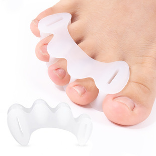 Silicone Three-Hole Toe Separator Toe Compress Toe Separator Toe Separator