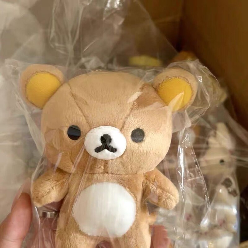轻松熊rilakkuma新款新版基础款超软SS号公仔玩偶挂件日系可爱|undefined
