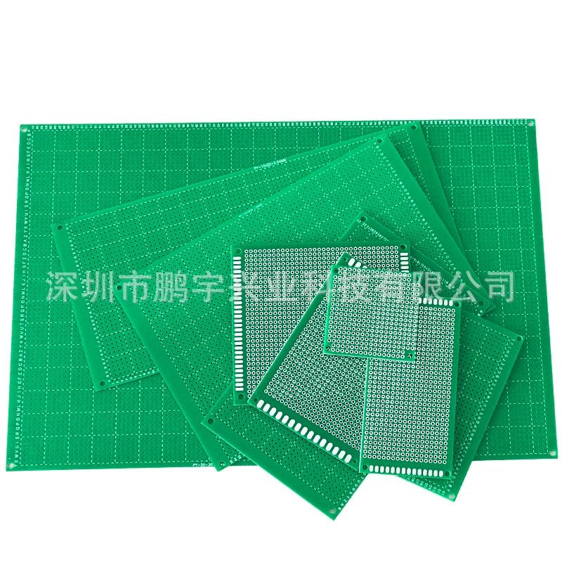 Плата универсальная PCB Bolf Fiber Student Welding Experiment Board 9*15*20*30*40 односторонняя зелёная масло-синяя(?) спрей отверстия плата