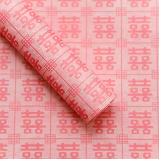 立体喜字婚礼包装纸 花店鲜花束浪漫喜庆包花纸花艺资材批发|undefined