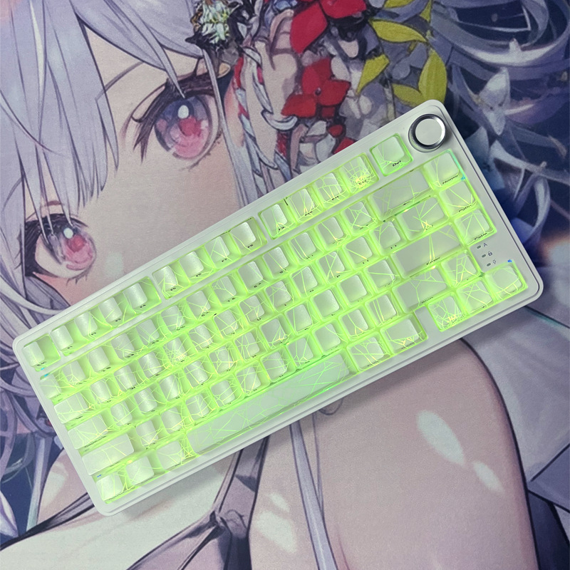 XVX 光の神話 M75 カスタマイズされたメカニカル キーボード ガスケット構造 3 モード ホットスワップ可能なオフィス ゲーミング キーボード|undefined