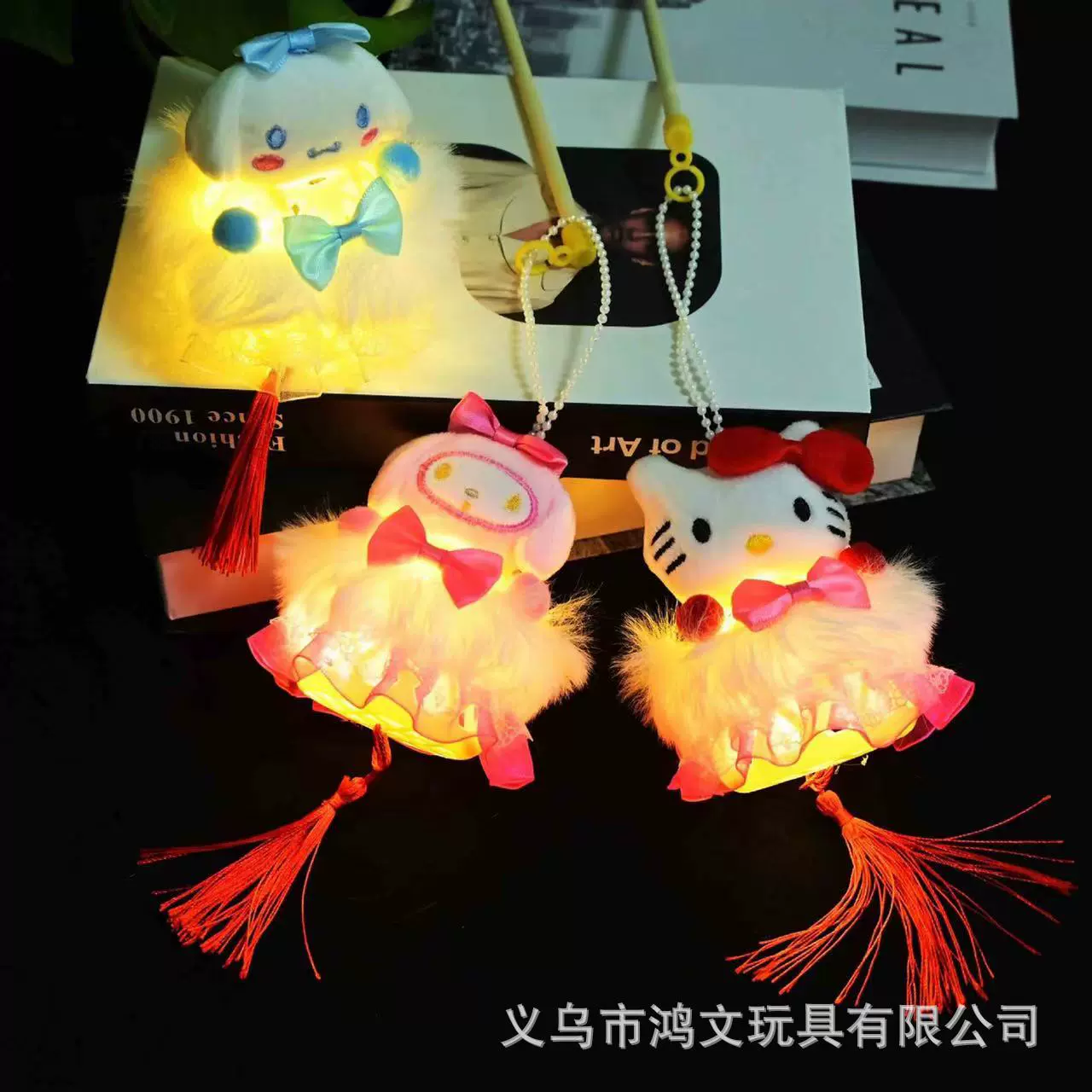 可爱卡通造型发光灯笼 儿童节日装饰手提花灯 夜市摆摊玩具货源