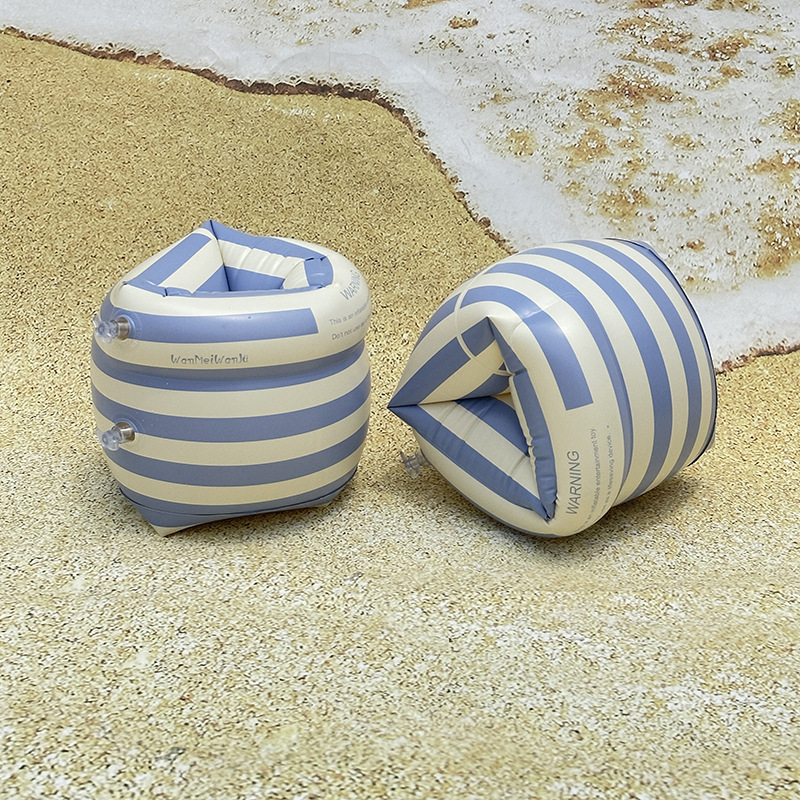 复古条纹蓝圆筒