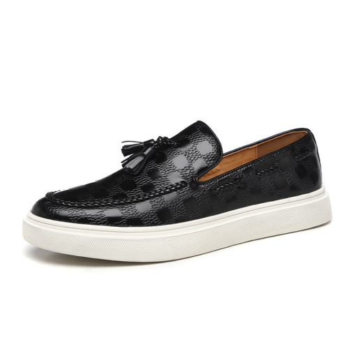 Doudou shoes men's  new summer breathable loafers slip-on lazy shoes Korean version versatile slip-on casual shoes