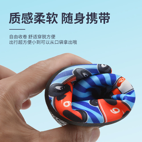 Children's Beach Shoes for Boys and Girls, Snorkeling Shoes, Swimming, Seashore Gathering, Non-slip Running Machine, Wading Beach Shoes with Soft Soles