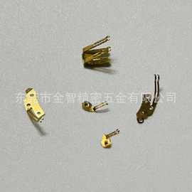 电机碳刷弹片 铍铜弹片镀金 定位电刷片镀银 超薄弹性耐磨铜片