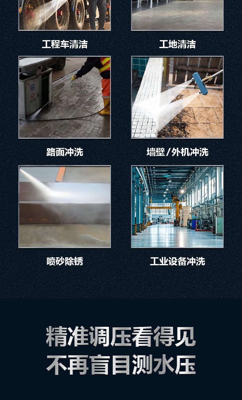 Weilan Ultra-High Pressure Cleaning Machine Industrial Grade Powerful Floor Washing Car Washing Machine Water Gun Commercial Car Wash Shop Farm