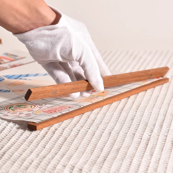 Scroll from natural wood