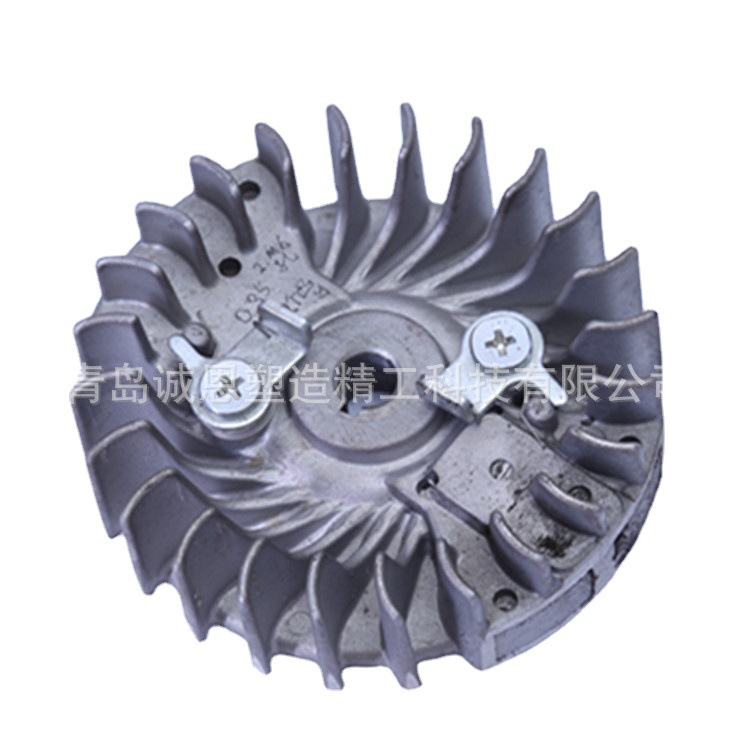 青岛铝合金磁飞轮压铸件生产 铝合金磁电机转子 电机飞轮铸造加工