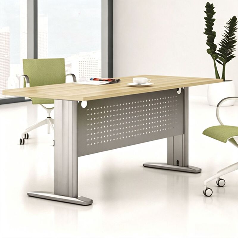 Modern Minimalist Double Workstation Desk, Sturdy and Durable Computer Desk, Home Office Desk, Corporate Training Desk Legs