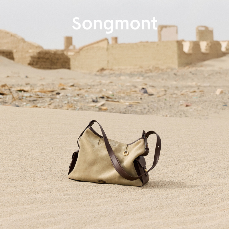 【ジャン・チーミンと同じスタイル】Songmont 山下裕松 トラベルホーボーバッグ 大容量 クロスボディ パソコンバッグ|undefined