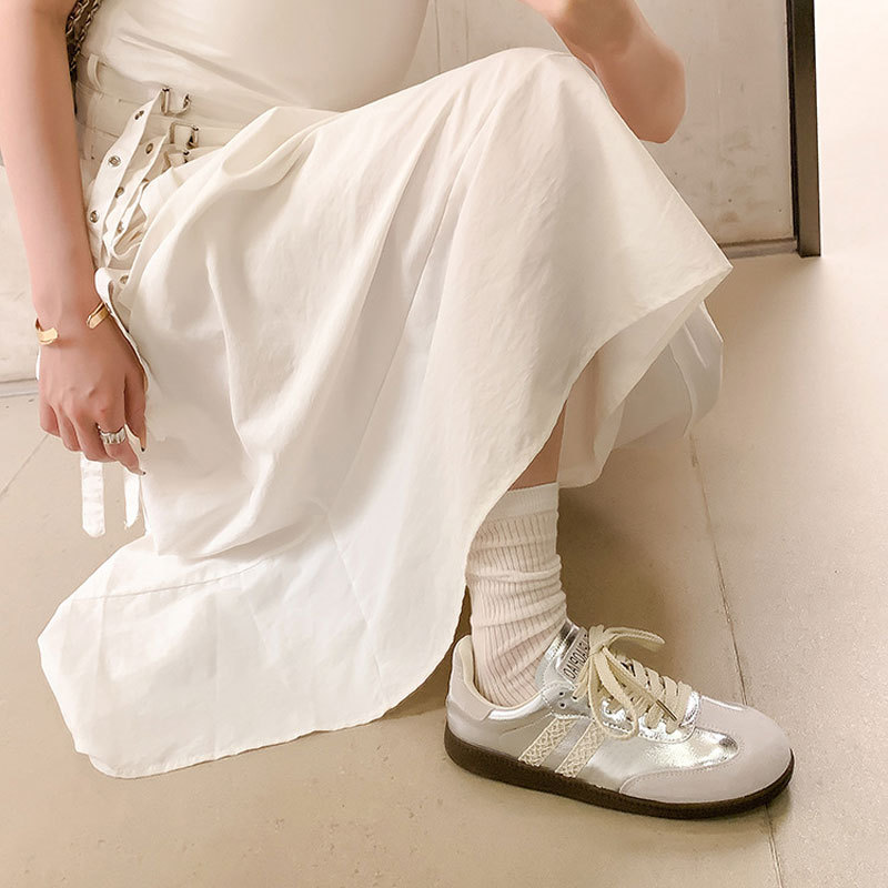 Su Yanxiao, el mismo blogger estándar ~ retro encaje de cuero, zapatos casuales de entrenamiento alemán, zapatos de primavera y otoño.