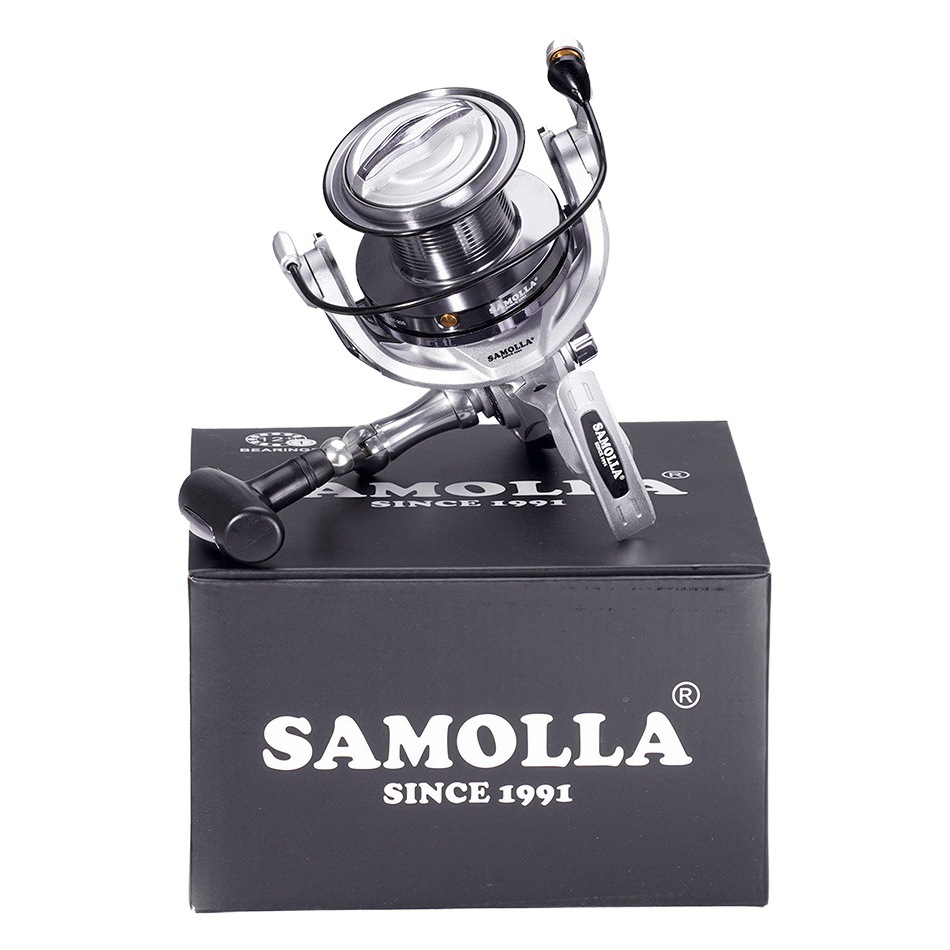 Tiro largo spinning Wheel playa Pesca de Mar carrete de pesca anti-agua de mar 8000-12000 modelo al por mayor