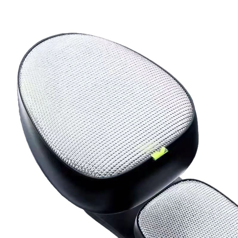 cubierta de asiento de automóvil eléctrico a prueba de lluvia y protección solar cubierta de cuero cubierta de asiento de baterías de dos ruedas cubierta de asiento cubierta de aislamiento térmico universal de cuatro estaciones