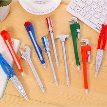新奇特仿真五金工具造型螺丝刀钳子扳手圆珠笔创意带磁铁学生玩具