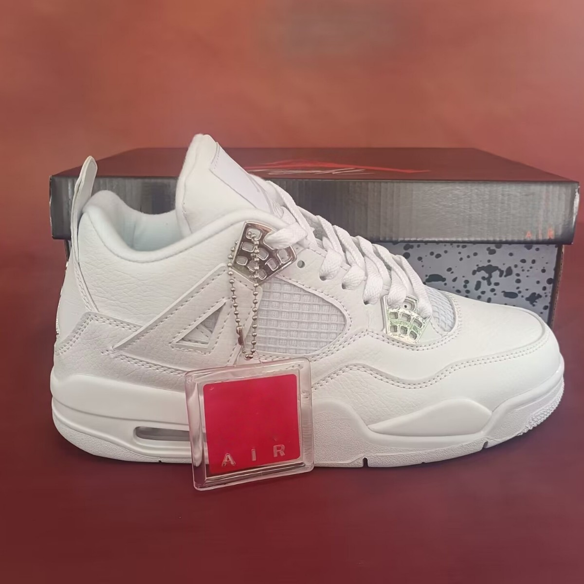 原盒原标乔4aj4电母黑猫奥利奥大巴黎白水泥电母运动鞋跨境外贸