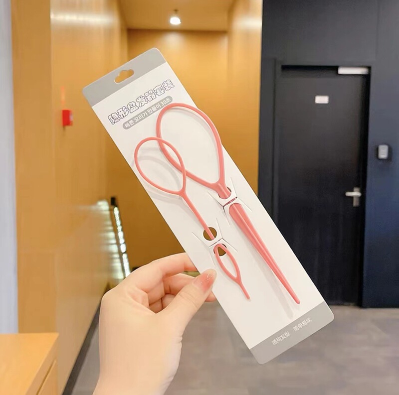 髪を編む道具4点セット 大人子供用 簡単ヘアツール 編み込みツール メーカー直販|undefined