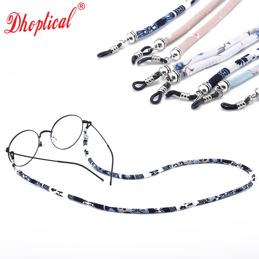 Blue and White Porcelain Eyeglass Strap, Western and European Fashion, Nearsighted Sun Glasses Decorative Non-Slip Band, C105