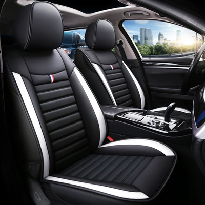 Seat Cover High-End Universal Four-Season – Seat cushion, seat cover - black-and-white-standard-version
