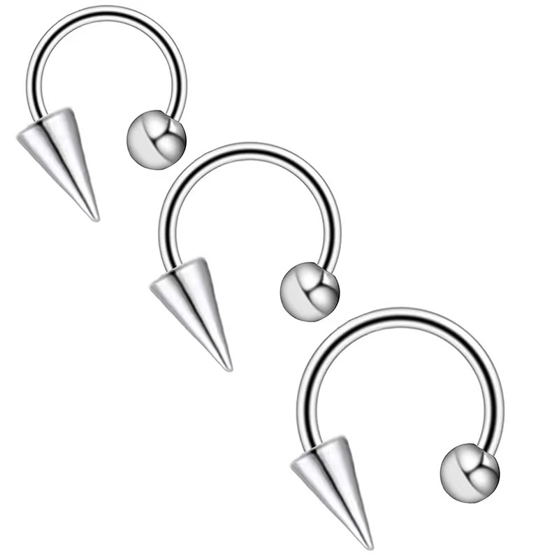 Cross-border New Product C-shaped Horseshoe Bar Stud Lip Ring Are Bestsellers On And_voghion.com