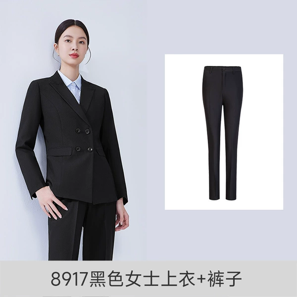 Black jacket, trousers