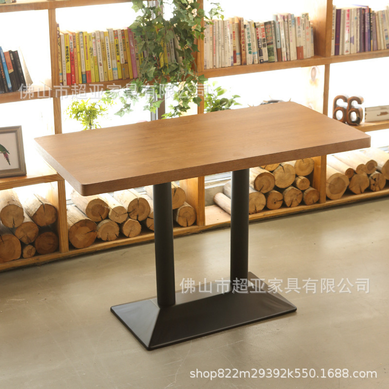 西餐咖啡厅实木桌椅卡座组合饭店网红小吃甜品奶茶店商用沙发卡座|undefined